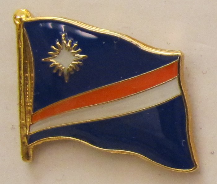 Marshall Inseln Pin Anstecker Flagge Fahne Nationalflagge