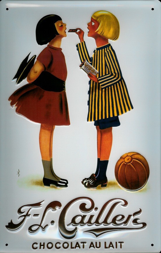 cailler-schokolade-kinder-blechschild