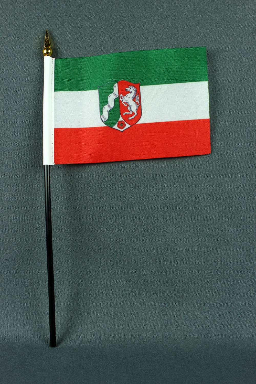 Kleine Tischflagge Nordrhein Westfalen NRW 10x15 cm optional mit Tischfähnchenständer