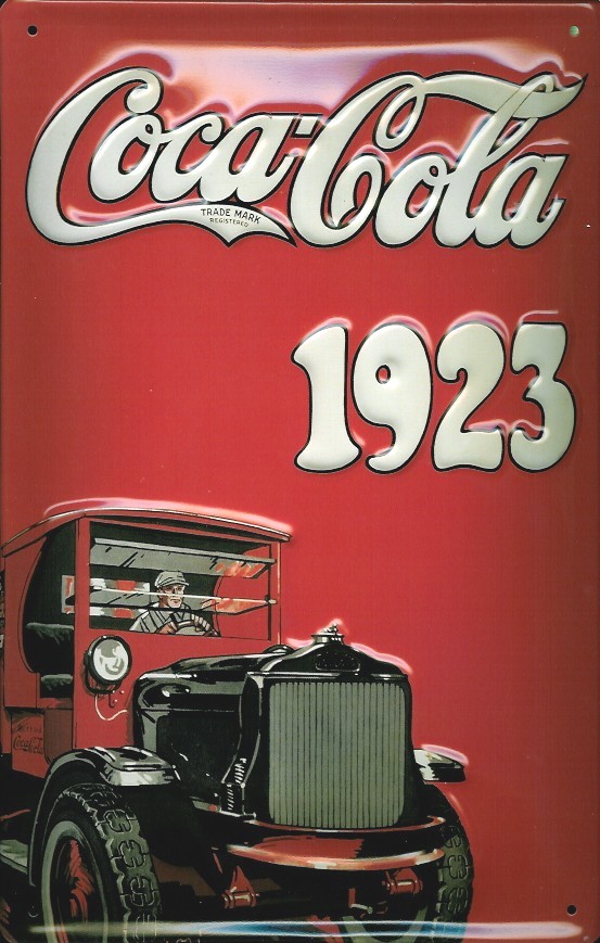 coca-cola-1923-lastwagen-blechschild