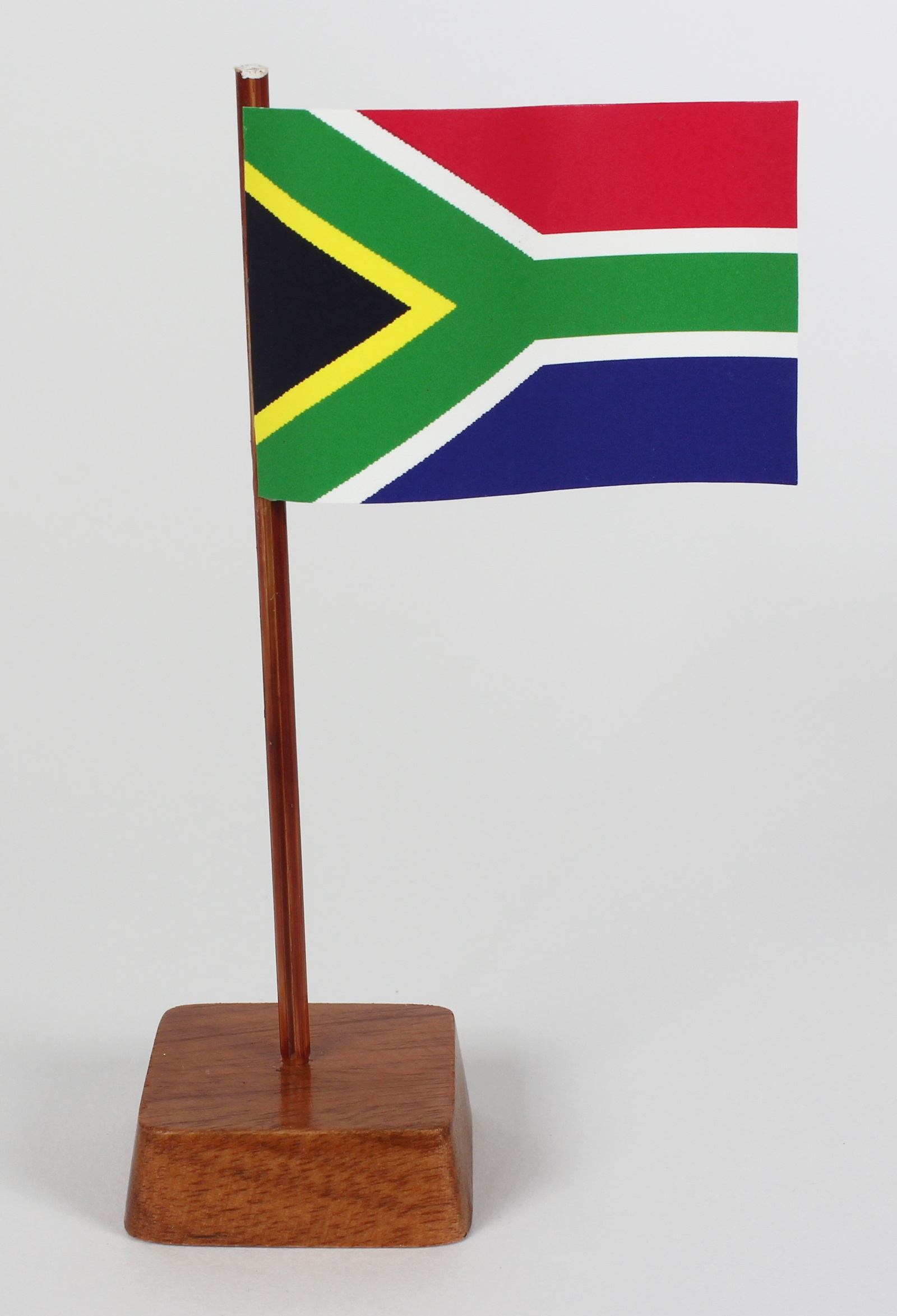 mini-tischflagge-suedafrika-v Mini Tischflagge Südafrika Höhe 13 cm Tischfähnchen