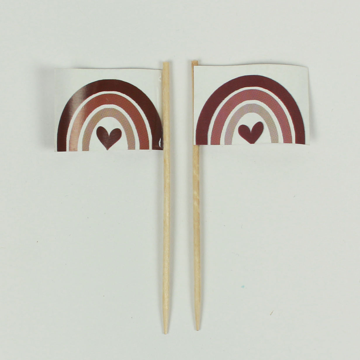 Regenbogen-altrosa Party Picker Regenbogen altrosa Rainbow Herz