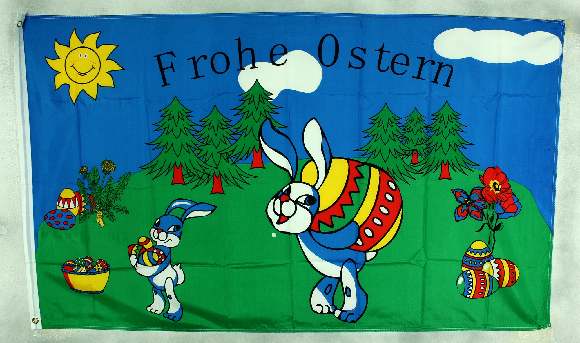 flagge-frohe-ostern Flagge Fahne : Ostern 1