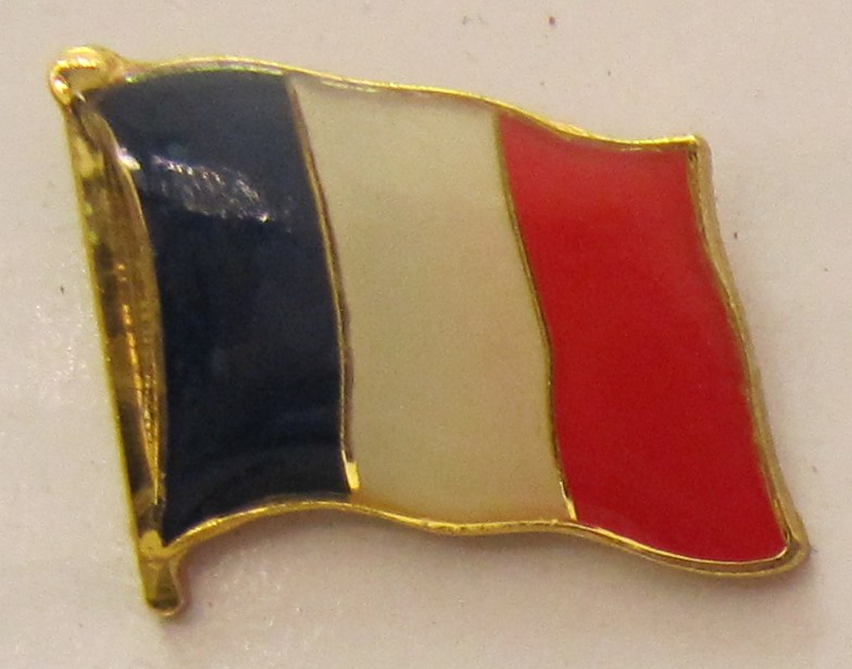 pin_flagge_frankreich Pin Anstecker Flagge Fahne Frankreich Nationalflagge Tricolore Flaggenpin Button Badge Flaggen Clip