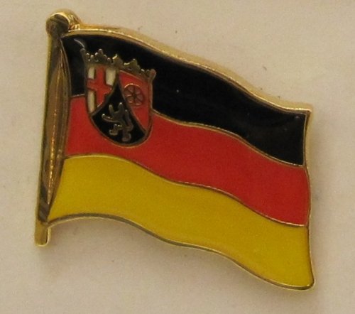 Pin Anstecker Flagge Fahne Rheinland-Pfalz
