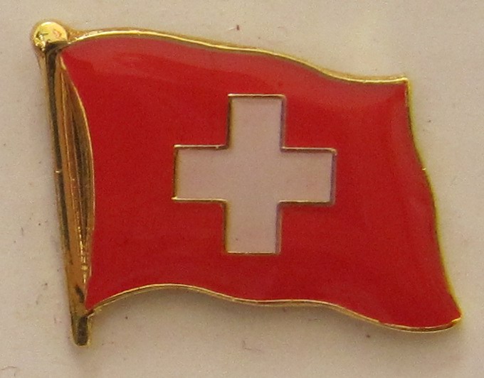 pin_flagge_schweiz Pin Anstecker Flagge Fahne Schweiz Nationalflagge Schweizerfahne