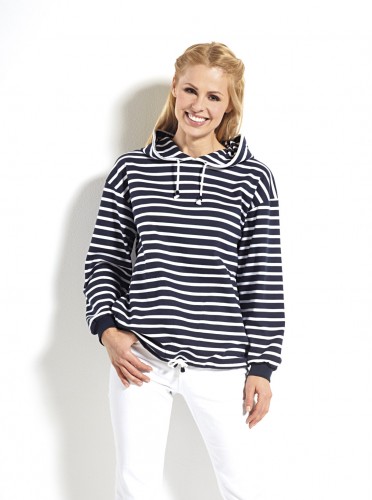 Bretonisches Kapuzen Shirt blau Bretonisches Kapuzen Shirt blau