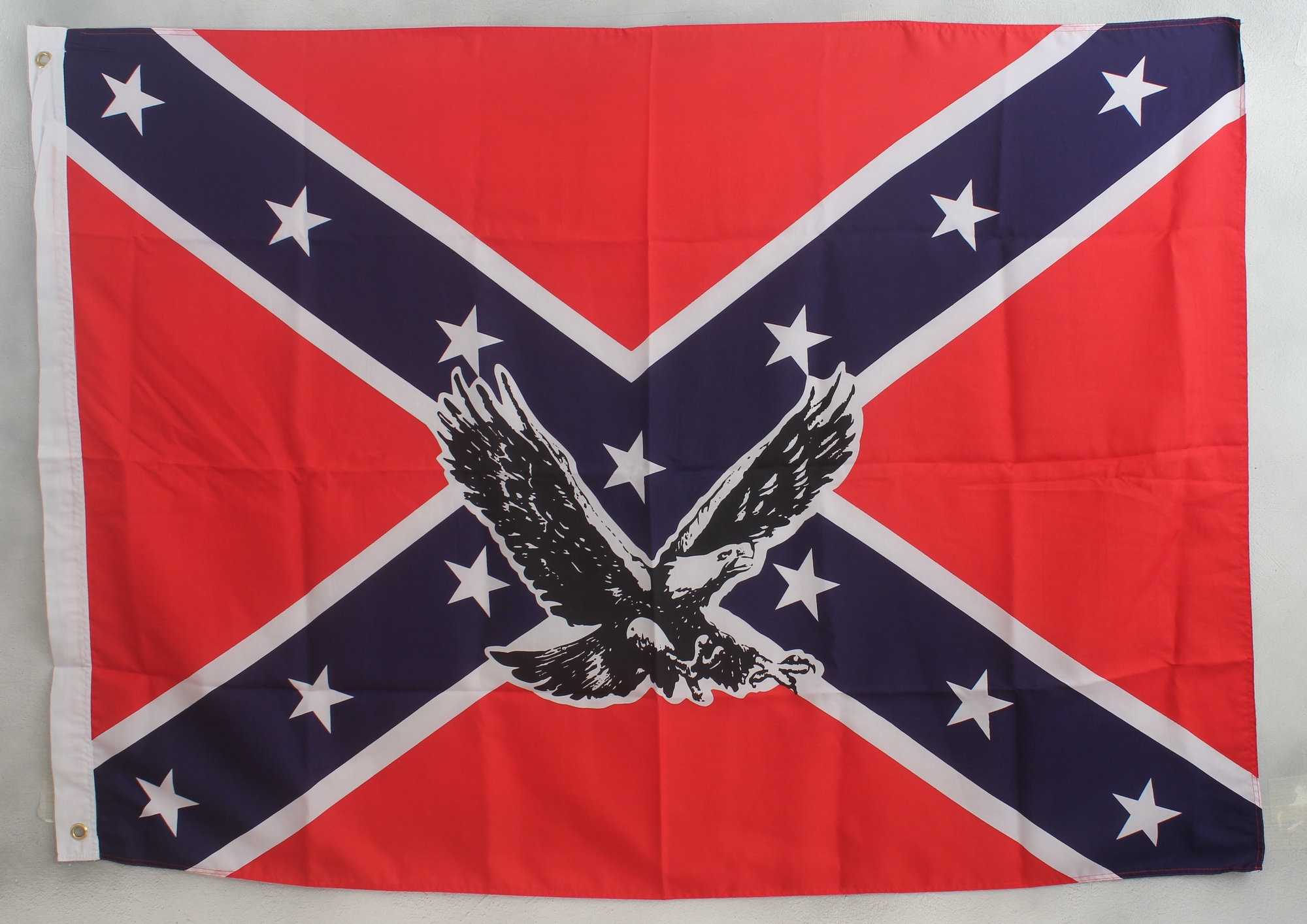 flagge-usa-suedstaaten-adler Flagge Fahne : US Südstaaten mit Adler