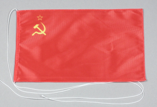 13881 Tischflagge Sowjetunion UdSSR 25x15 cm optional mit Holz- oder Chromständer Tischfahne Tischfähnchen