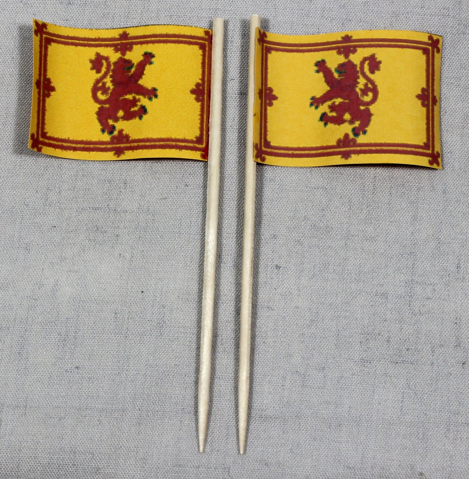 deko-picker-schottland-royal Party-Picker Flagge Schottland Royal Steward Papierfähnchen in Spitzenqualität 50 Stück Beutel