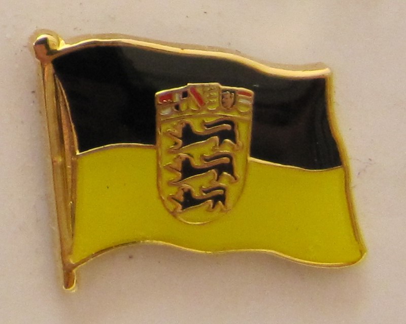 Pin Anstecker Flagge Fahne Baden-Württemberg Landesflagge Flaggenpin ...