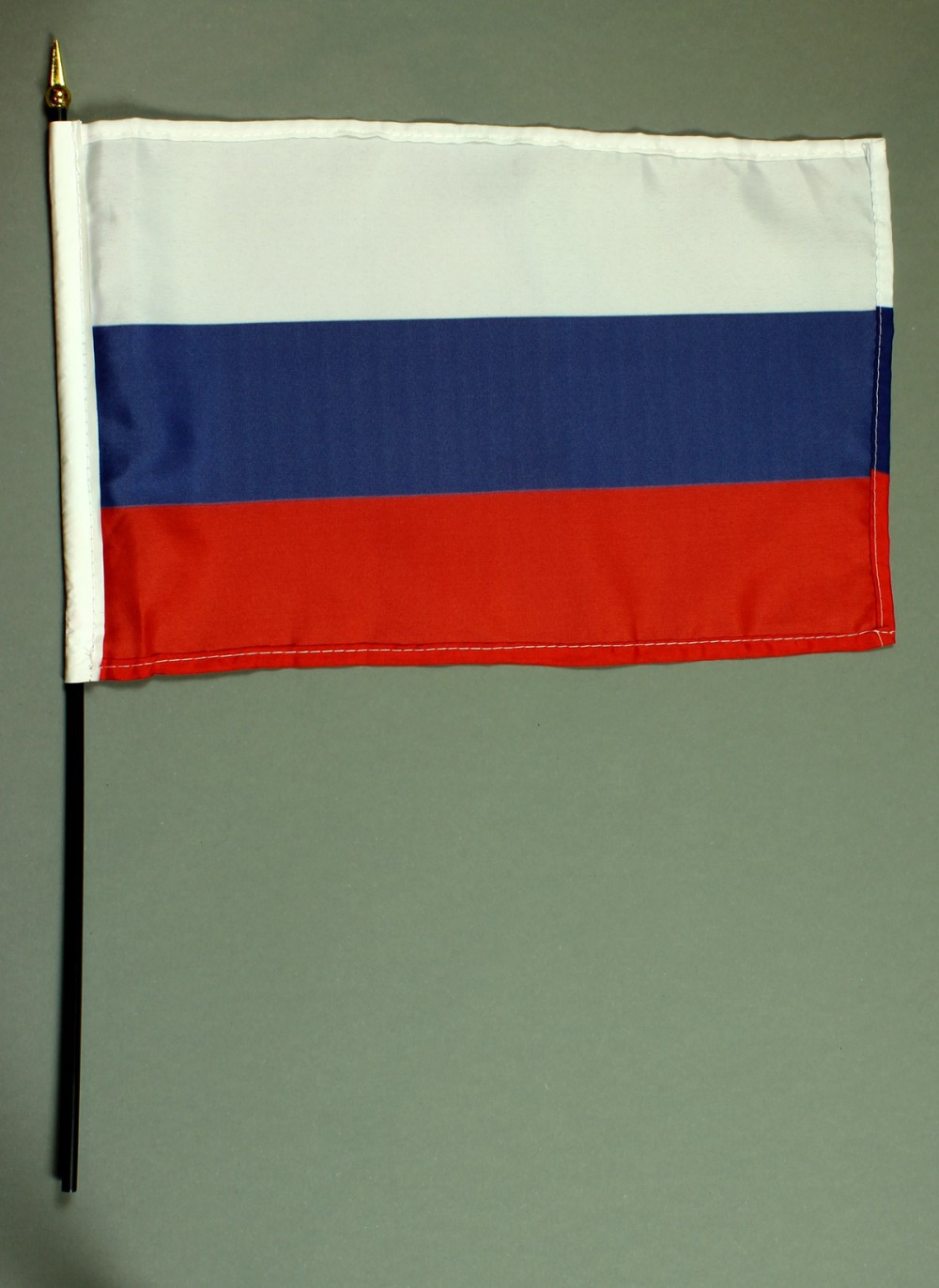 tischfahne-russland-20x30cm Tischflagge Russland 20x30 cm optional mit Tischflaggenständer aus Mahagoni Holz