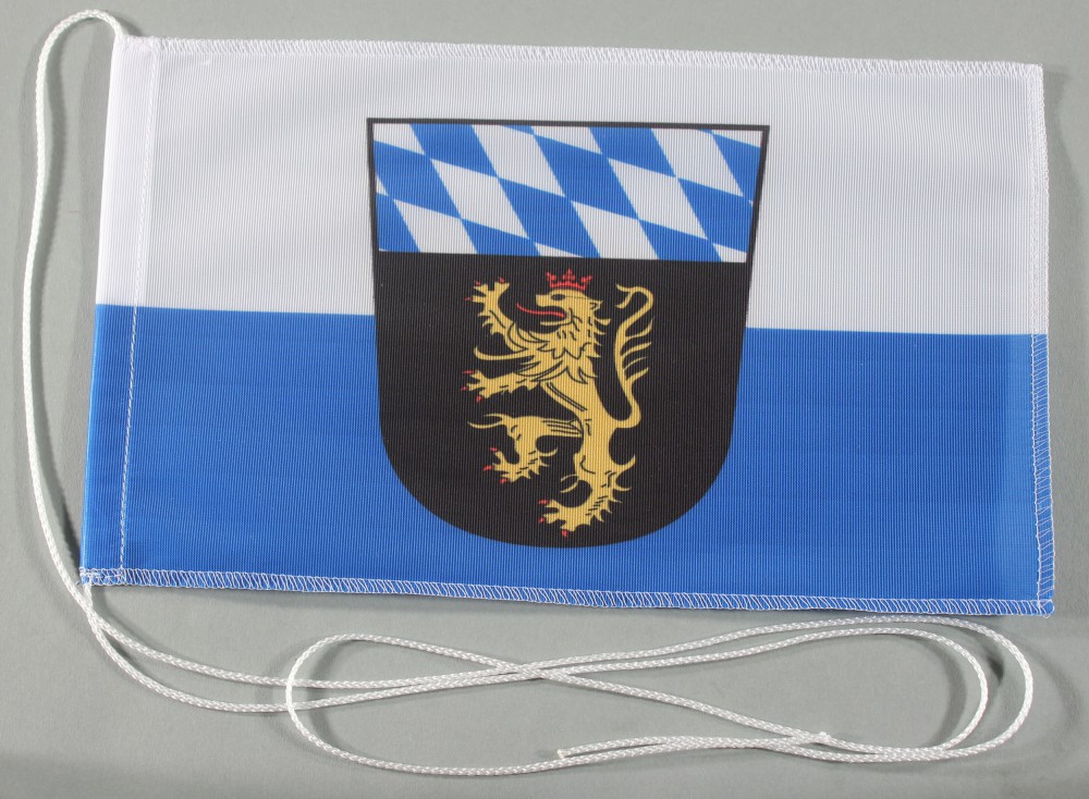 Tischflagge Oberbayern Ober Bayern 25x15 cm optional mit Holz- oder Chromständer Tischfahne Tischfäh