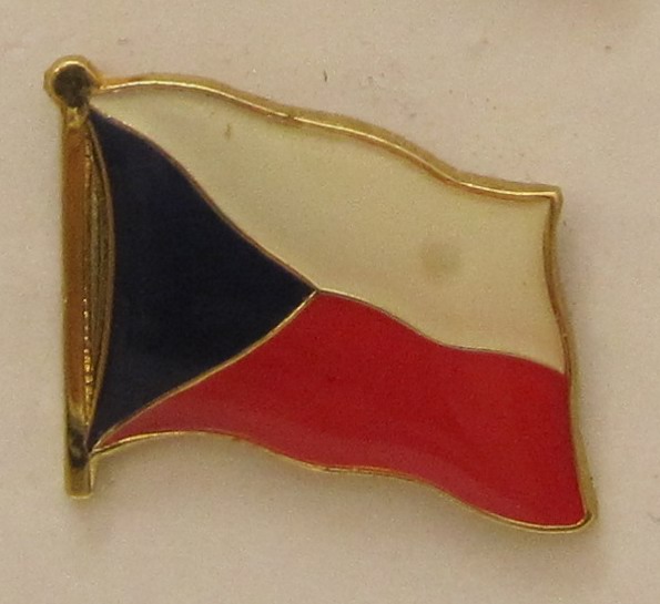pin_flagge_tschechien Pin Anstecker Flagge Fahne Tschechien Nationalflagge