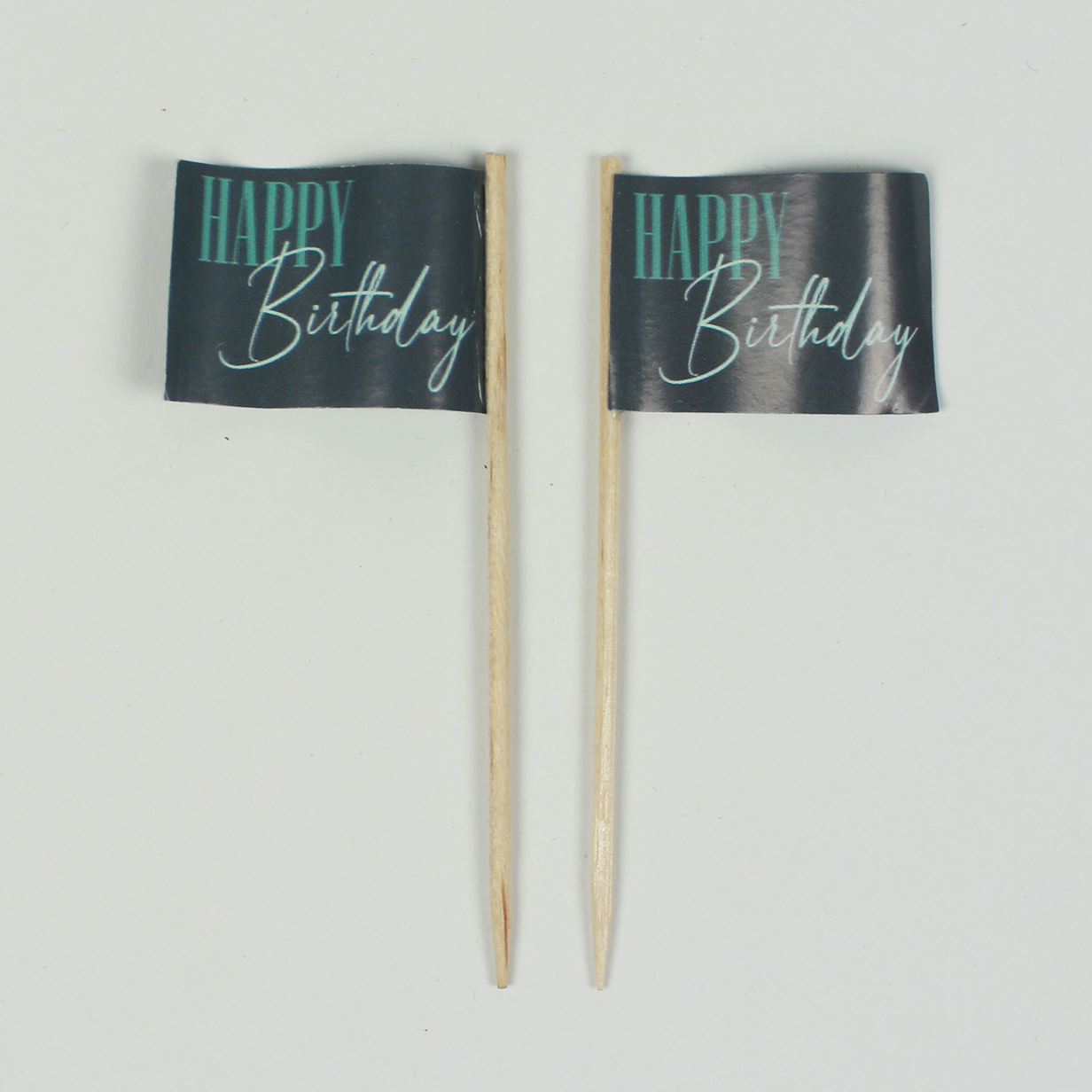 Happy-Birthday-Grau-Mint Happy Birthday Party Picker Geburtstags Dekoration für Männer Jungs