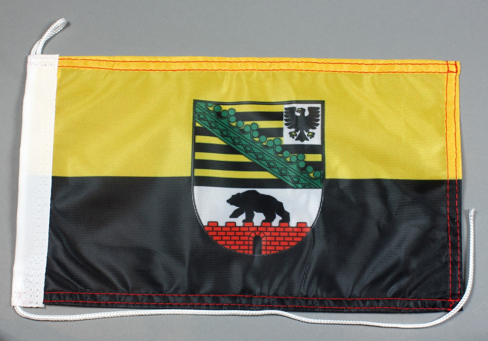 Bootsflagge : Sachsen Anhalt 30x20 cm Motorradflagge