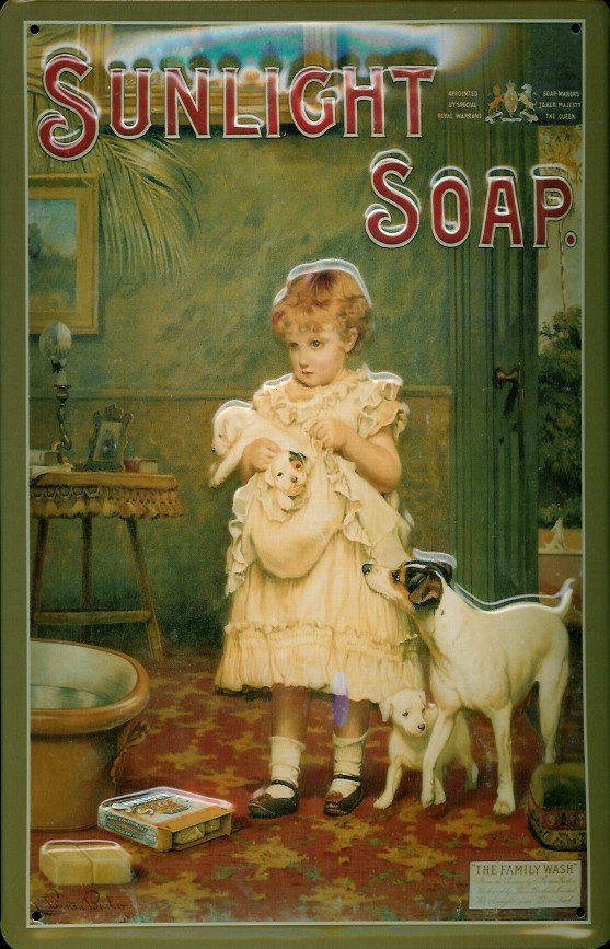 Blechschild Sunlight Soap (1) Sunlicht Seife Schild retro Werbeschild Nostalgieschild