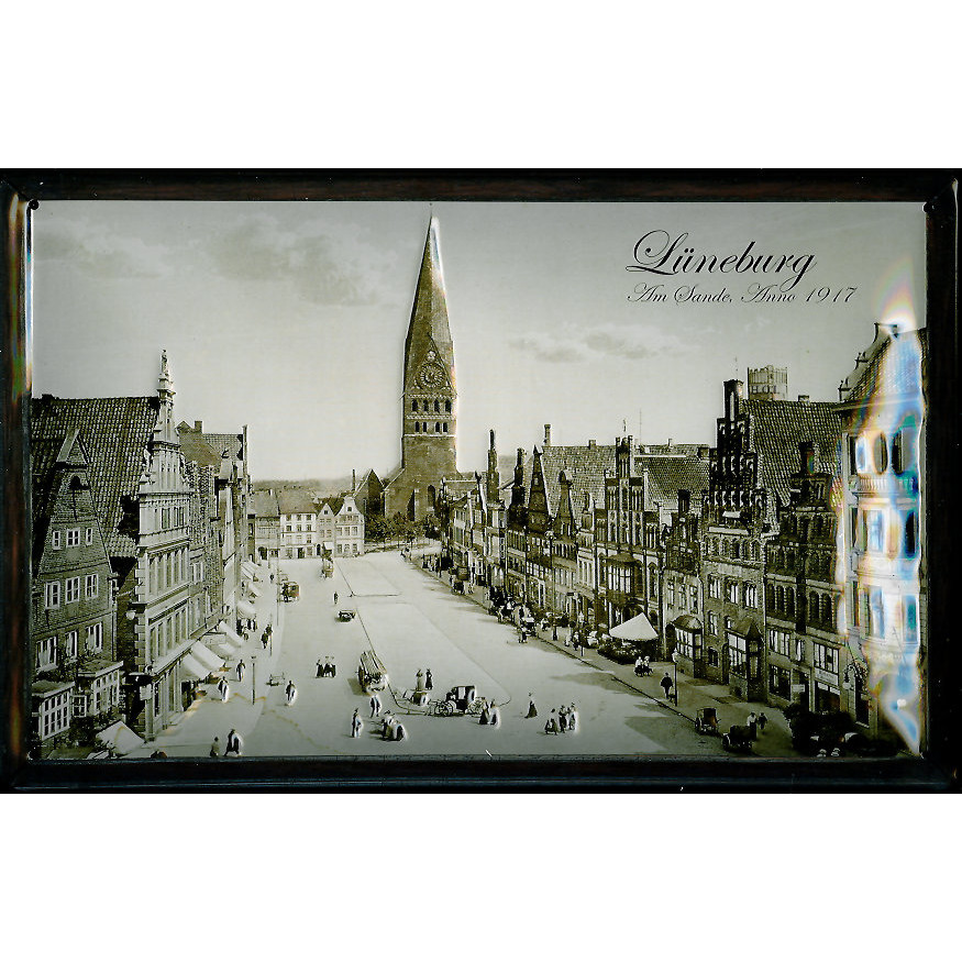 Blechschild Nostalgieschild Lüneburg Am Sande Anno 1917 Schild Souvenir