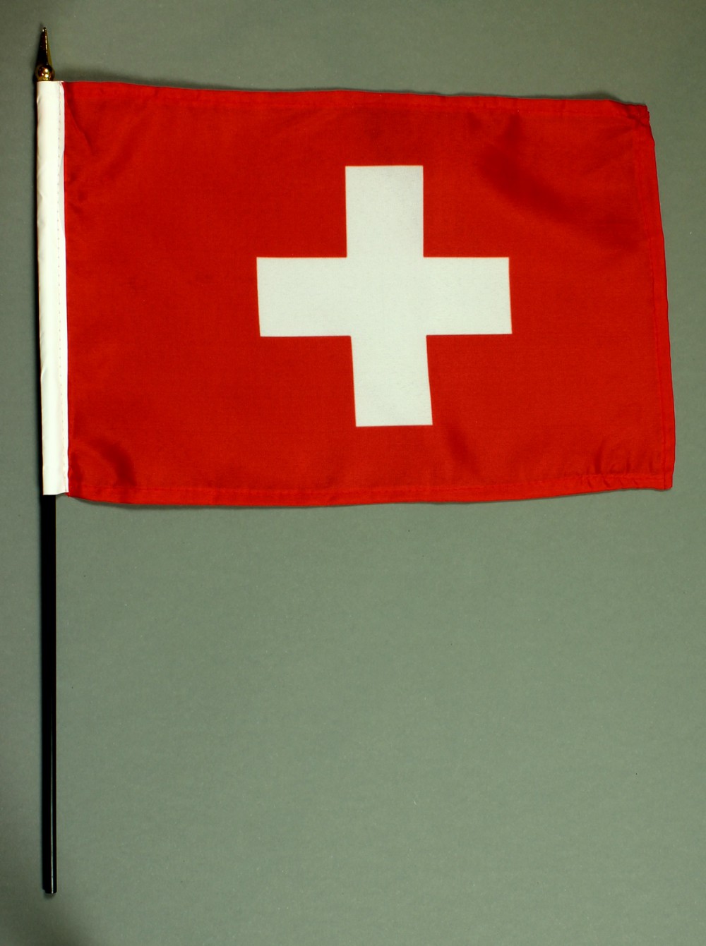 tischfahne-schweiz-20x30cm Tischflagge Schweiz 20x30 cm optional mit Tischflaggenständer aus Mahagoni Holz