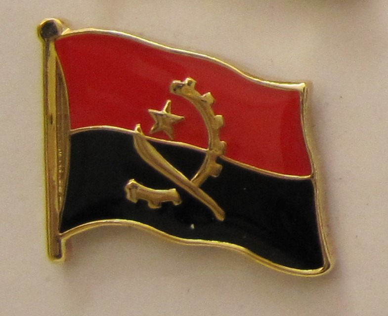 pin_flagge_angola Angola Pin Anstecker Flagge Fahne Nationalflagge