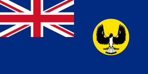 Flagge Fahne : South Australia Nationalflagge Nationalfahne