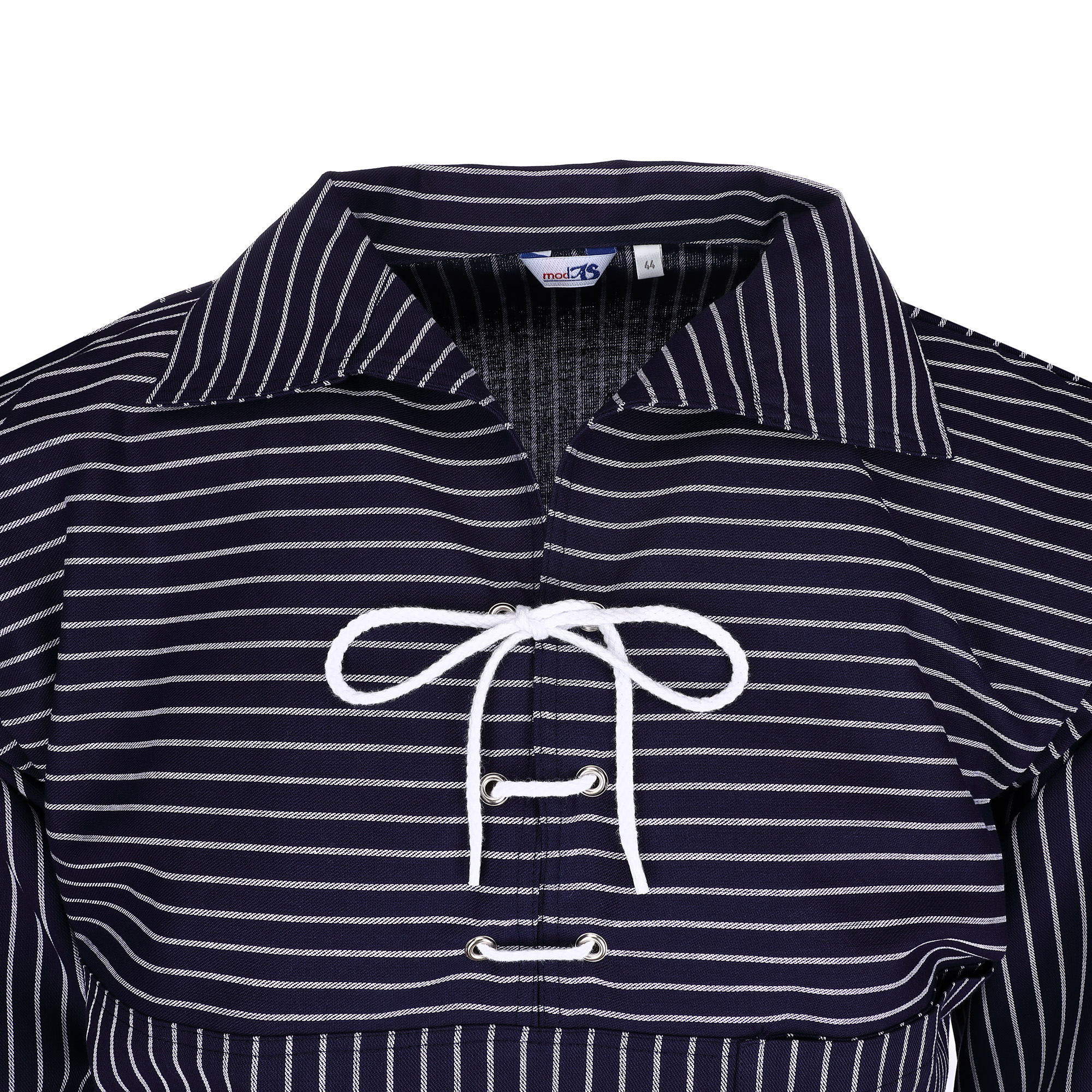 Takelhemd mit Kordel breit gestreift Brust Takelhemd mit Kordel breit gestreift Brust