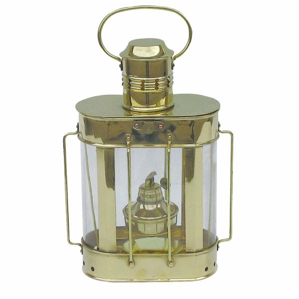 kabelgattlampe Kabelgattslampe elektrisch Schiffslampe 27cm Messing