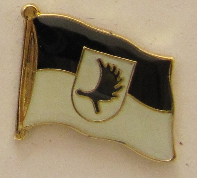 Pin Anstecker Flagge Fahne Ostpreussen Landsmannschaft Elchschaufel