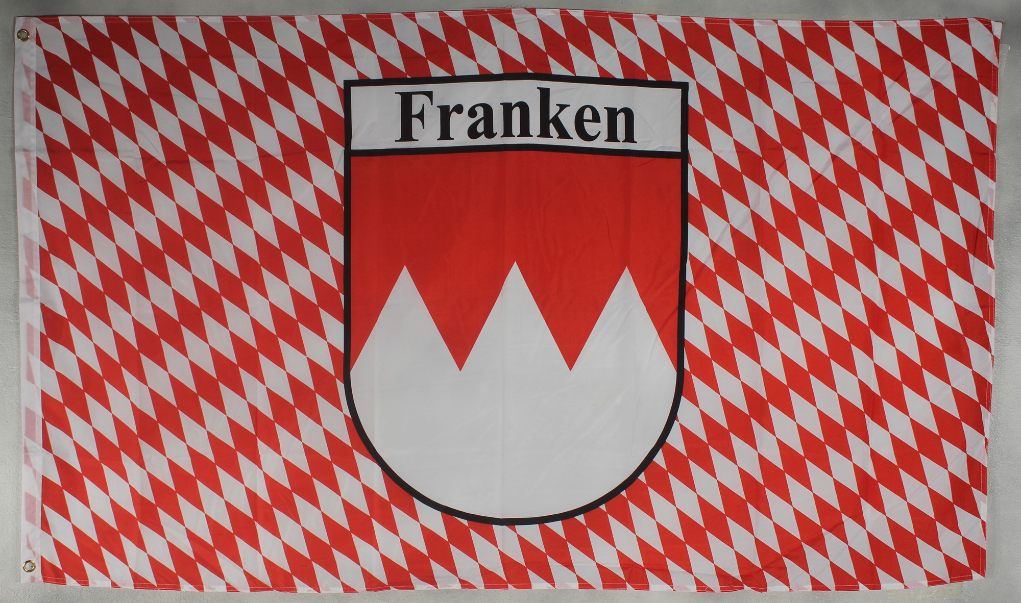Tavolo bandiera Norimberga Franken 25 x 15 cm con tavolo Bandiere supporto (W) 42 cm in legno di Tavolo bandiera Norimberga Franken 25 x 15 cm con tavolo Bandiere supporto (W) 42 cm in legno di