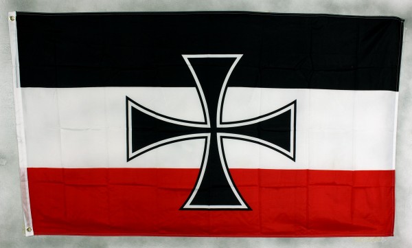 Flagge Fahne Gösch kaiserliche Kriegsmarine vor 1918 Göschflagge RKF