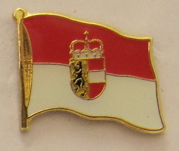 Pin Anstecker Flagge Fahne Salzburg Österreich Stadtflagge