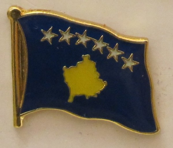 Pin Anstecker Flagge Fahne Kosovo