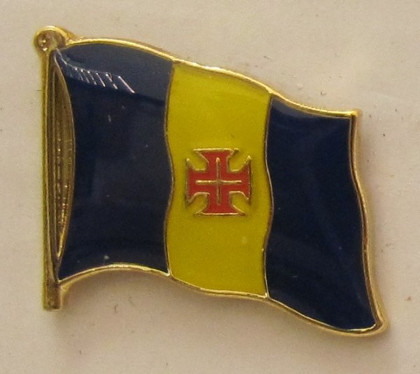 Pin Anstecker Flagge Fahne Madeira Spanien