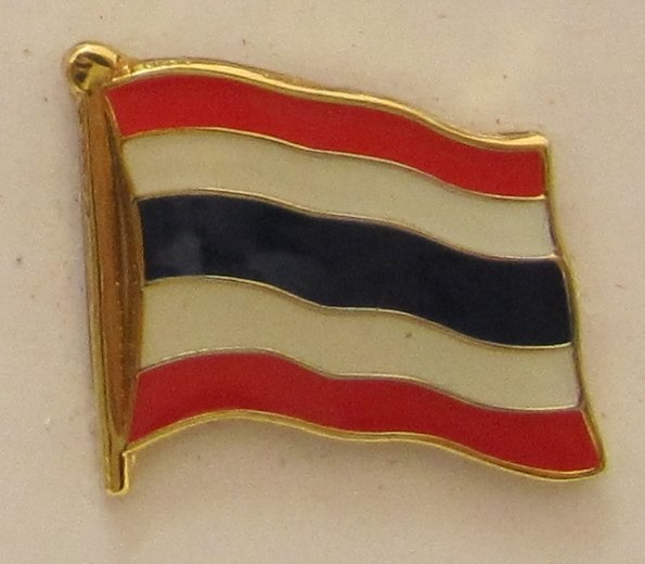 Thailand Pin Anstecker Flagge Fahne Nationalflagge