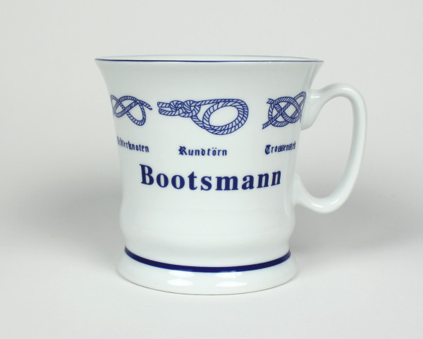 Bootsmann Pott mit Seemannsknoten hoch Kaffeebecher Kaffeetasse Kaffee