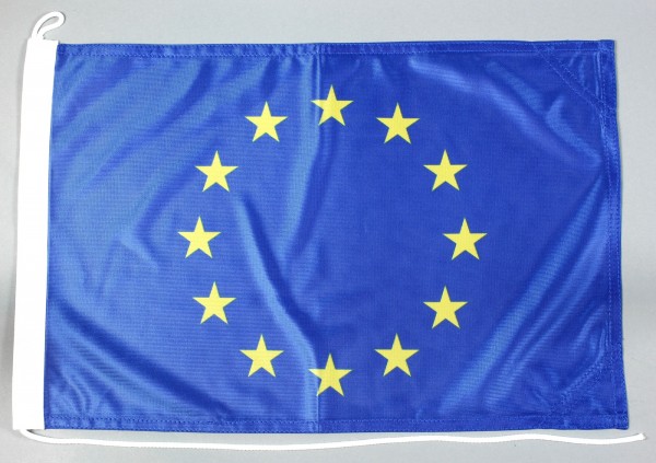 Bootsflagge Europa 30x45 cm Motorradflagge Bootsfahne