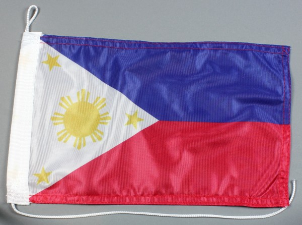Bootsflagge : Philippinen 30x20 cm Motorradflagge