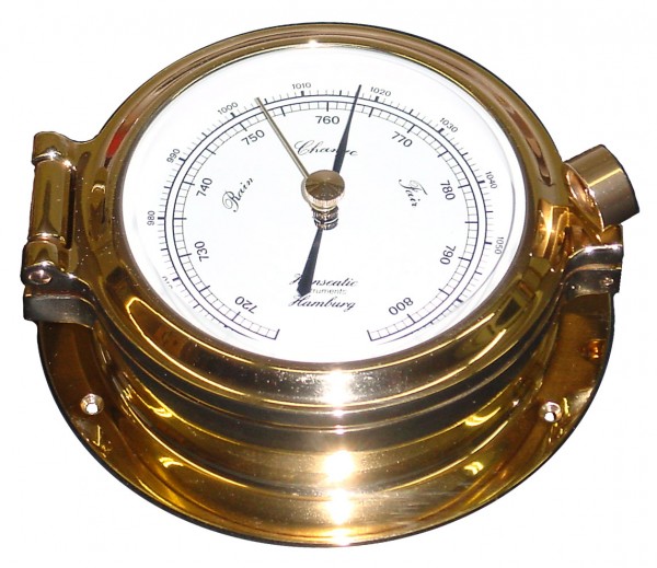 Schiffs Barometer 120 mm Bullaugen - Look