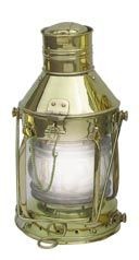 Ankerlampe Schiffslampe elektrisch 32cm Messing
