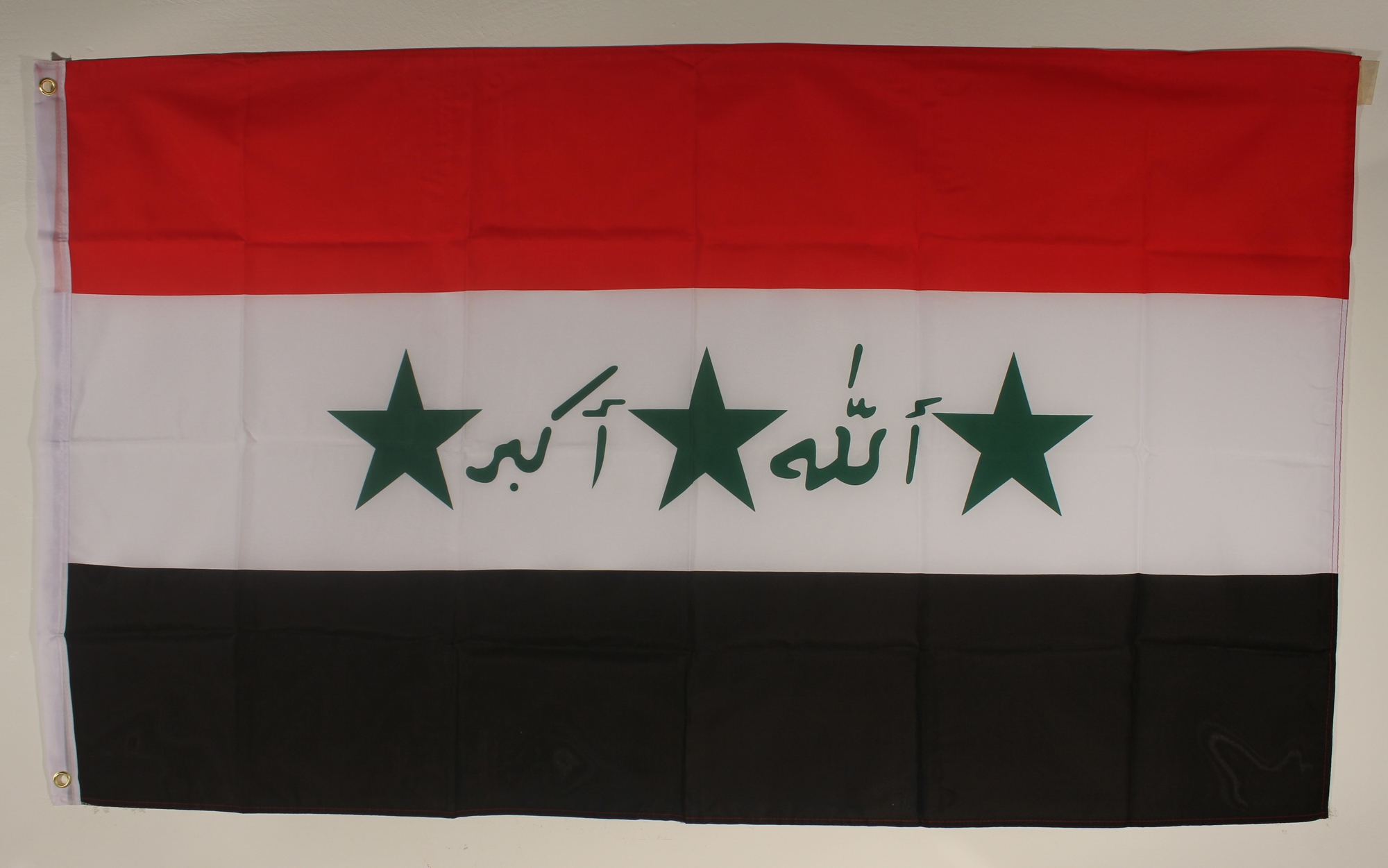 Flaggenparadies - Flagge Fahne Irak-Deutschland Freundschaftsfahne 90x60 cm  *P
