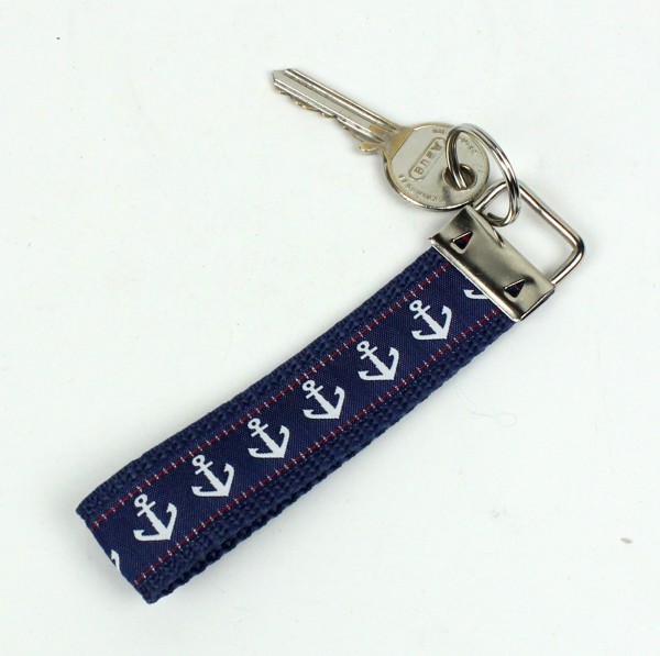 Schlüsselband Anker blau Schlüsselanhänger maritim