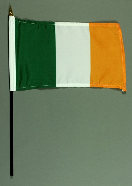 Tischflagge Irland 15x25 cm BASIC optional mit Tischflaggenständer