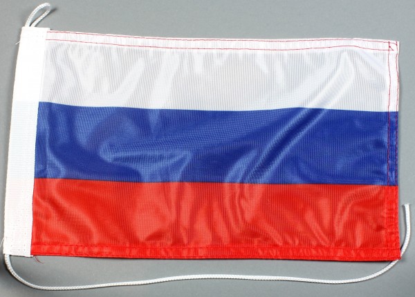 Bootsflagge : Russland 30x20 cm Motorradflagge
