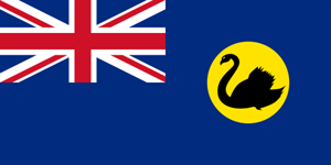 Flagge Fahne : Western Australia Nationalflagge Nationalfahne