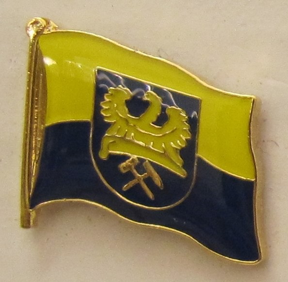 Pin Oberschlesien Großes Wappen 4 x 3 cm 