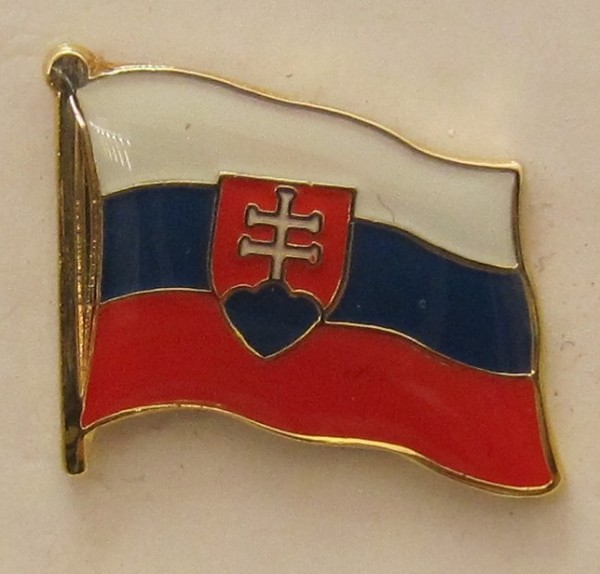 Pin Anstecker Flagge Fahne Slowakei Nationalflagge