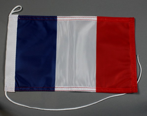 Bootsflagge : Frankreich 30x20 cm Motorradflagge