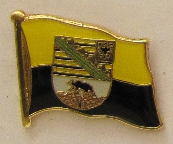 Pin Anstecker Flagge Fahne Sachsen-Anhalt