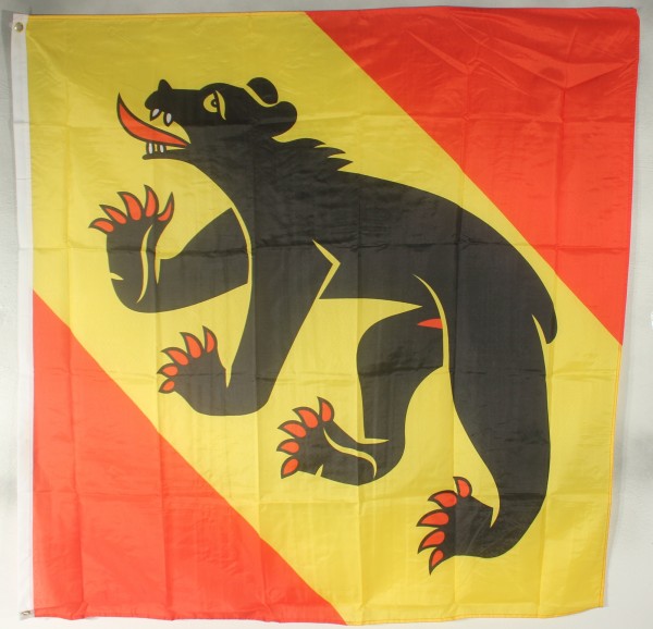 Flagge Fahne : Bern Kanton Schweiz