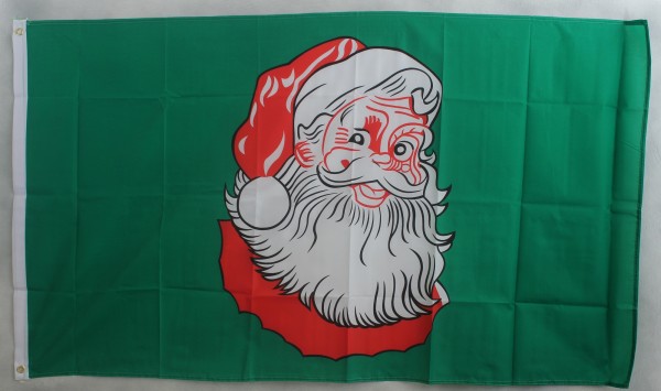 Flagge Fahne : Weihnachtsmann Querformat ohne Text